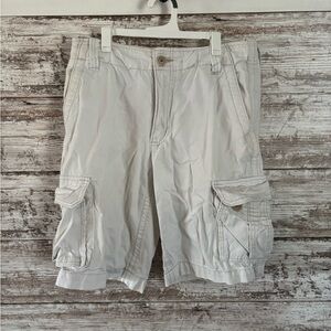 Aeropostale Men's Cargo Shorts - Light Gray